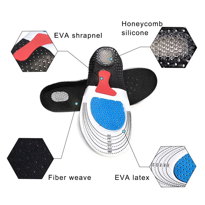 Silicone Gel Insoles – Ultimate Comfort & Support for Every Step